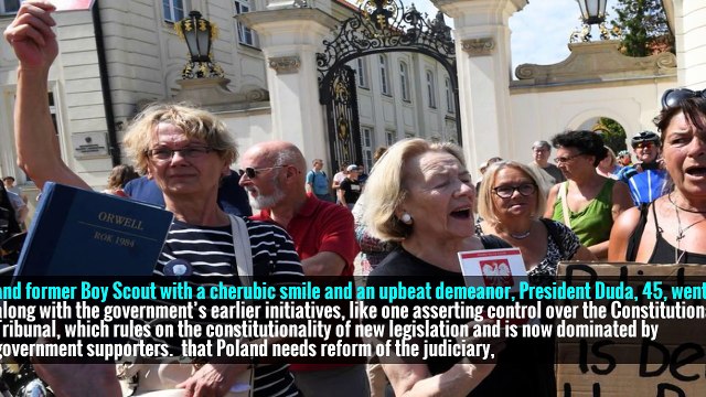 Poland’s President Vetoes 2 Proposed Laws Limiting Courts’ Independence