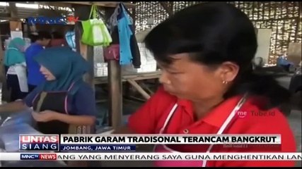 Pabrik Garam Tradisional Terancam Bangkrut