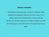 Joshua Vignona How to design your bedroom perfectly