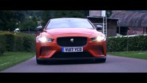 Jaguar XE SV Project 8 (2017) V8 supercharged roars !! - engine sound
