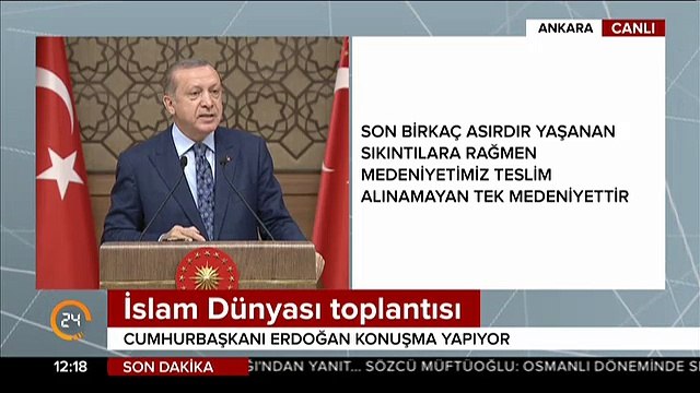 Cumhurbaşkanı Erdoğan: Bizim dinimiz cehaleti emretmiyor!