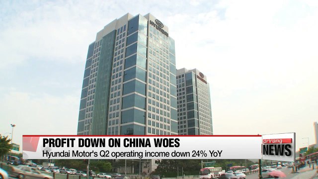 Hyundai Motor's Q2 profit down on China sales drop & U.S. demand sags