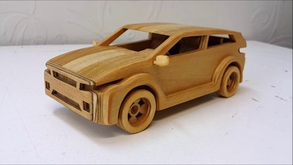 Wooden Range Rover Evoque - Toy Car