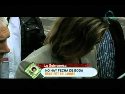 La sobremesa Brad Pitt presentó película en Cannes