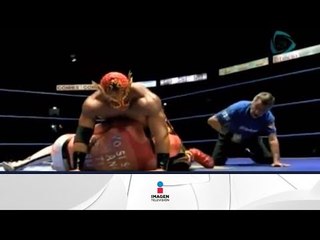 Blue Panther, El Valiente y Hijo del Fantasma vs. El Felino, Pólvora y Vangellys 07/07/12