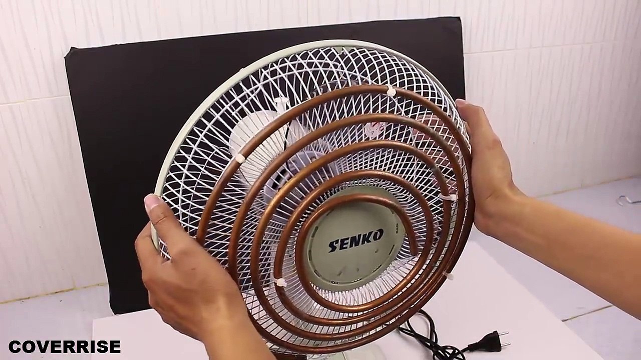 Como transformar uma ventoinha num ar condicionado