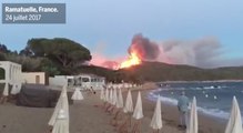 Incendies : des vidéos amateurs montrent l'ampleur des dégâts