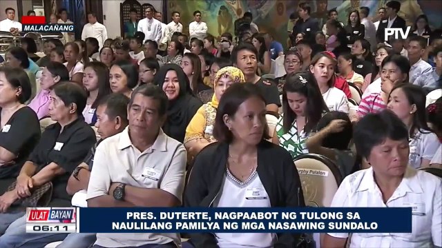 Pangulong Duterte, nagpaabot ng tulong sa naulilang pamilya ng mga nasawing sundalo