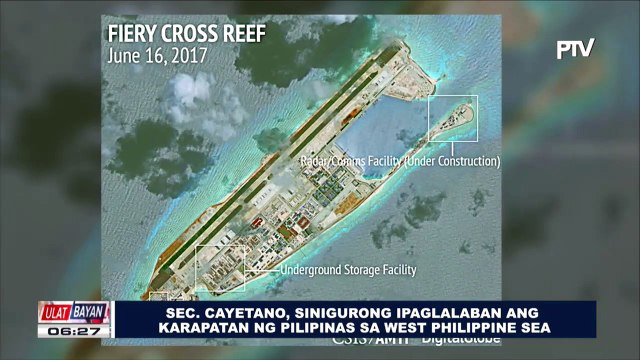 Sec. Cayetano, sinigurong ipaglalaban ang karapatan ng Pilipinas sa WPS