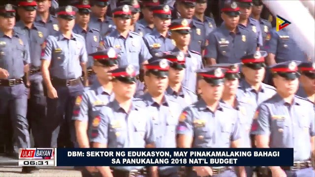 DBM: Sektor ng edukasyon, may pinakamalaking bahagi sa panukalang 2018 National Budget
