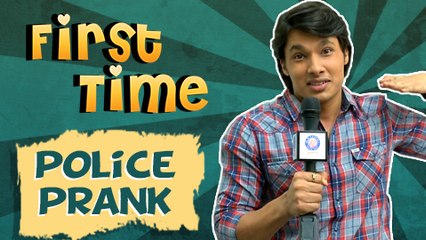 First Time With Suyog Gorhe | Police Prank | Marathi Movie Shentimental | Bus Stop