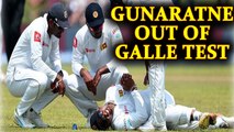 India vs Sri Lanka : Asela Gunaratne was ruled out of test due to fractured thumb| Oneindia News