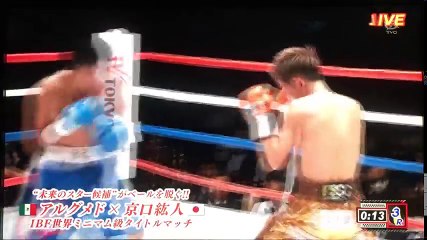 Hiroto Kyoguchi vs Jose Argumedo Full fight 2017-07-23 IBF World minimumweight title