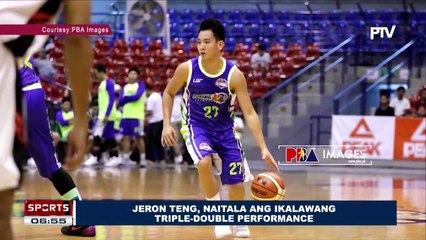 SPORTS BALITA: Jeron Teng, naitala ang ikalawang triple-double performance