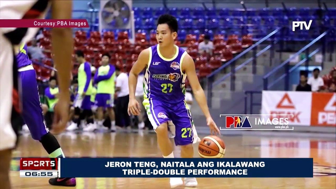 SPORTS BALITA: Jeron Teng, naitala ang ikalawang triple-double performance