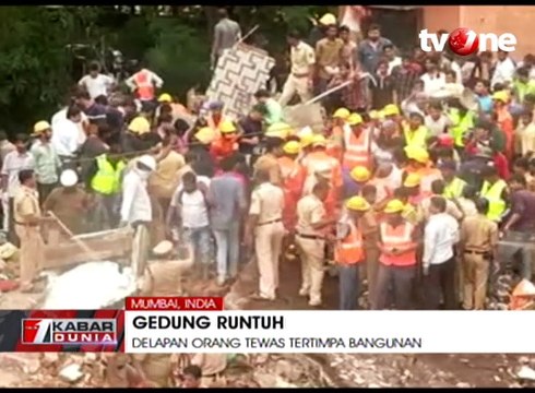 Gedung Runtuh, 8 Orang Tewas Tertimpa Bangunan