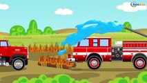 The Fire Truck Story Fun Kids Video Compilation incl The Tow Truck & The Police Car