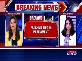 Chinese Media Insults Sushma Swaraj By Calling Her A Liar