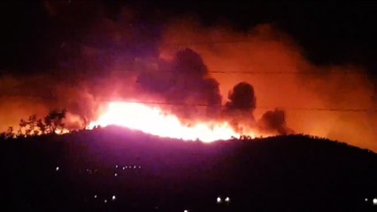 Incendie nocturne dans le Var: près de 10.000 personnes évacuées