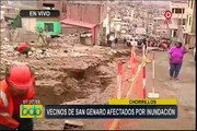 Rotura de tubería matriz inunda calles en Chorrillos