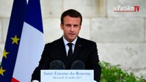 Emmanuel Macron rend hommage au père Hamel