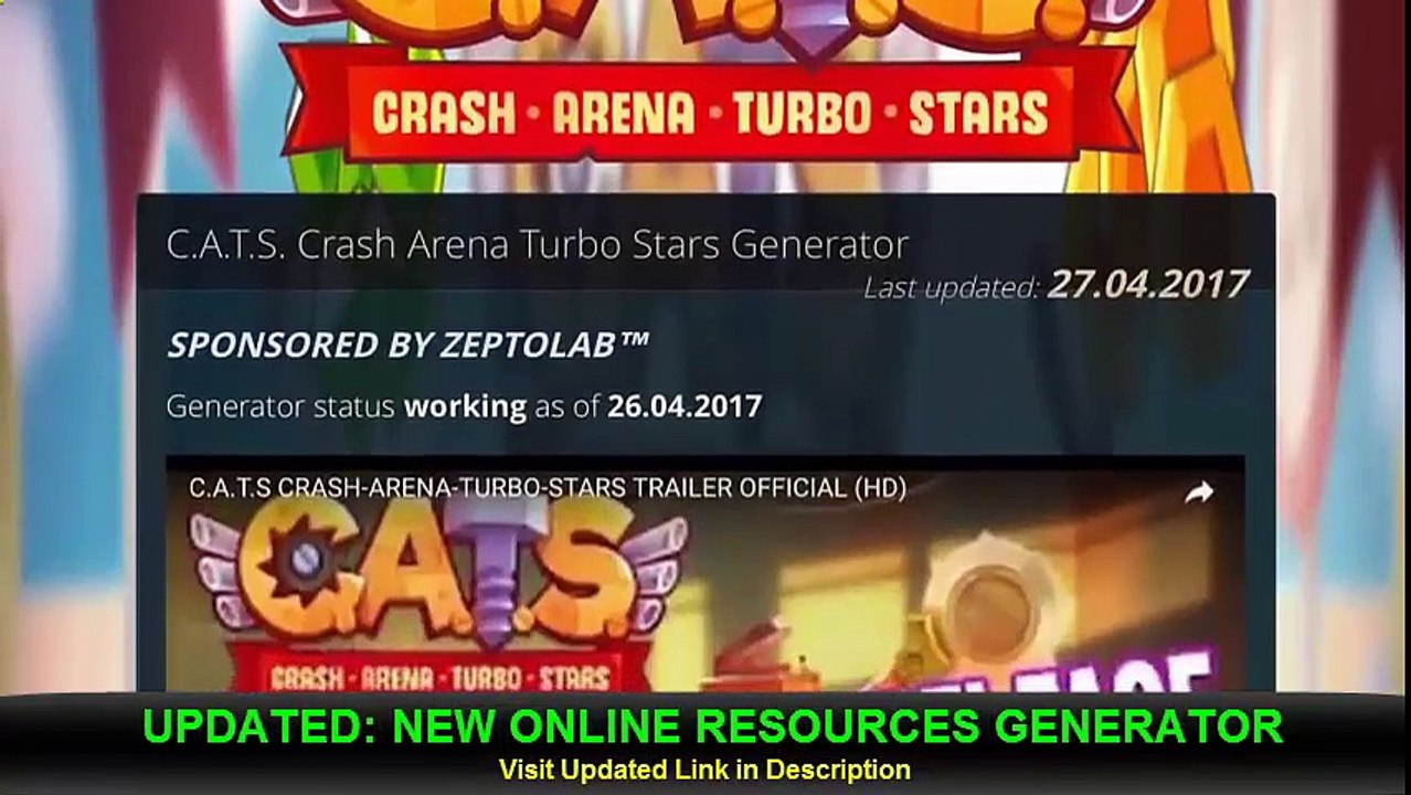 CATS Crash Arena Turbo Stars Cheat Tool Hack GemsCoins ANDROID iOS UPDATED 1