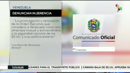 Venezuela rechaza las declaraciones del director de la CIA