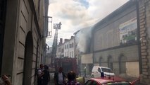 Incendie en centre-ville de Mont-de-Marsan