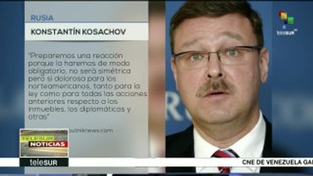 Senador ruso insta a dar una respuesta dolorosa a Estados Unidos