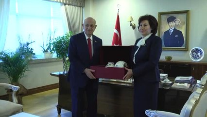 TBMM Başkanı Kahraman, Danıştay Başkanı Güngör'ü Ziyaret Etti