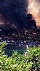 Incendie à Bormes
