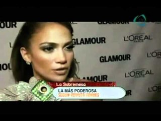 La sobremesa J. Lo es la mujer más poderosa según la revista Forbes