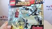 Visión general del museo de Lego 76029 Iron Man contra Ultron