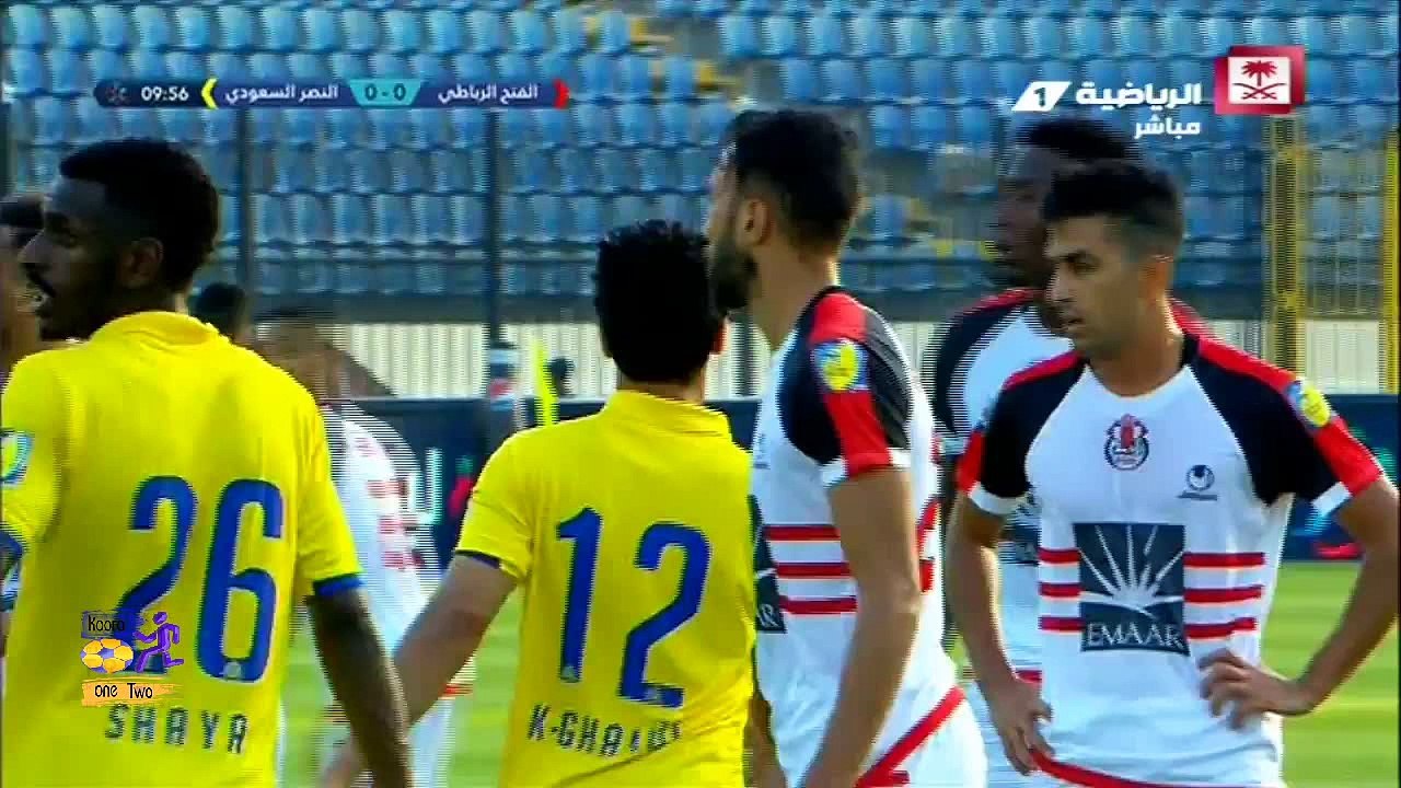 شاهد هاتريك للاعب الفتح الرباطي المغربي محمد فوزي أمام النصر السعودي البطولة العربية 2017