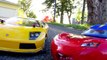 Pixar Cars Lightning HAWK McQueen with RC Lamborghini Gallardo On The Track HD