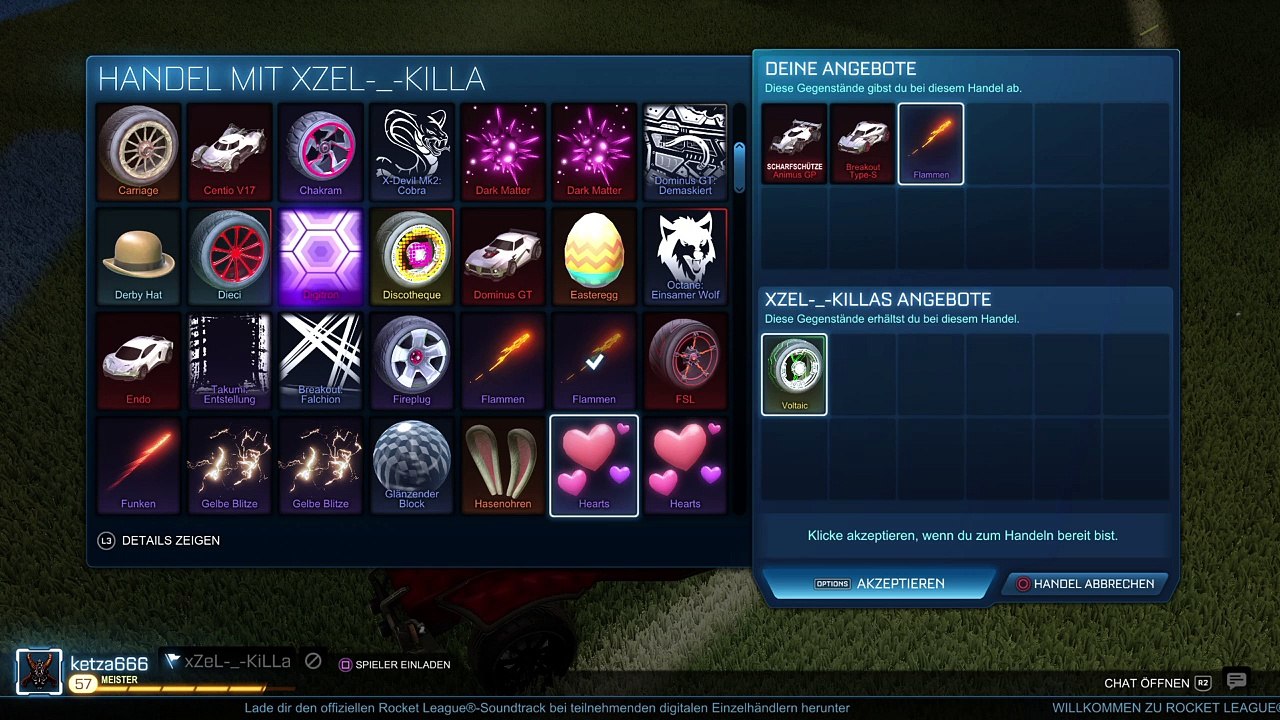 Rocket League® RL Item change SCAM #7