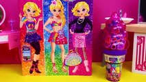 LISA FRANK Toys Paper Dolls Dress-Up Stickers Contest With Dresses, Shoes, Puppy & Kitten