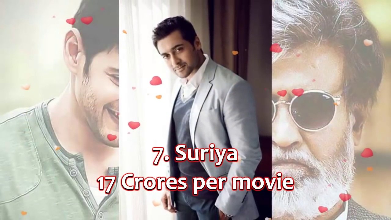 || Top 10 Highest Paid South Indian Actors - You won't believe! ||