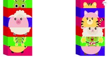 むしむしくん アニメ ❤️ 学ぶ 色の英語 ❤ カラフルなブロック 動物 ❤ 赤ちゃん笑う、喜ぶ、泣きやむ ❤ 子供向けアニメ 羊 虎 豚  [Kid TV]