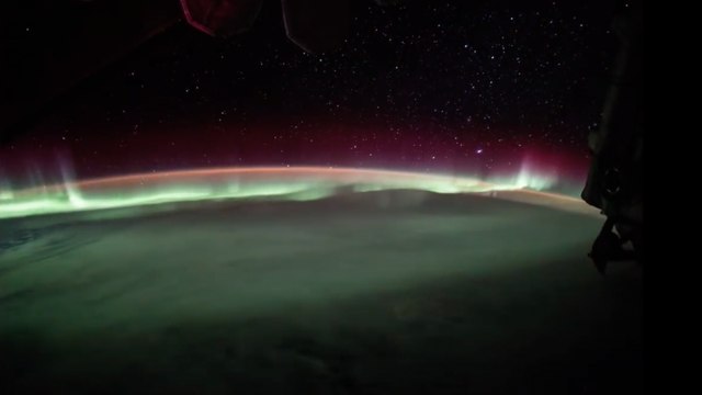 Nasa releases stunning aurora time-lapse video captured from space