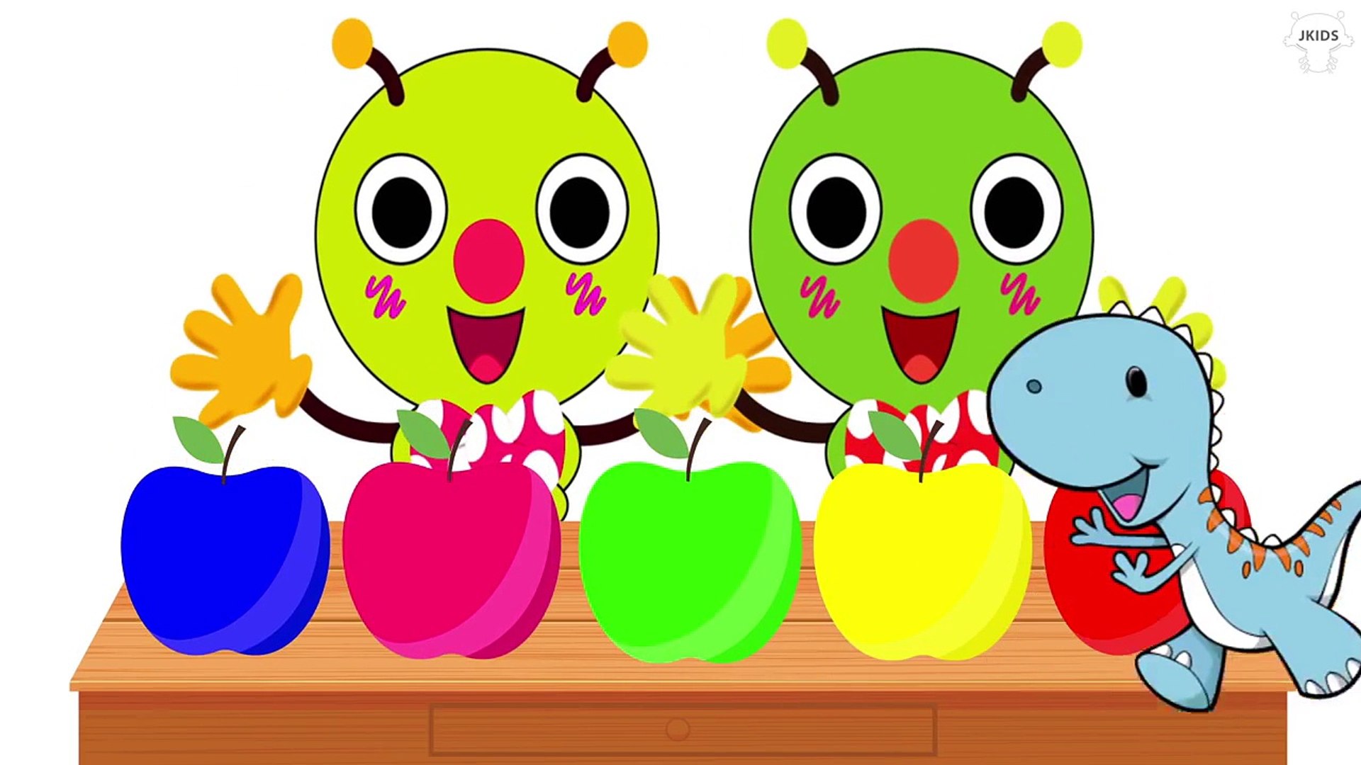 むしむしくんと色の英語の歌 カラフルアップル こどもが笑う 子供向けの音楽 赤ちゃん泣き止む Video Dailymotion