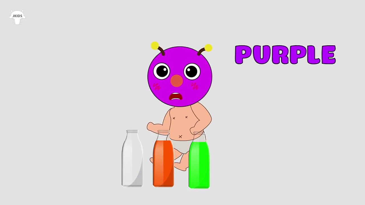 むしむしくんミルク色を飲む ❤️ 子供のための色を学ぶ ❤ 子供向けアニメ ❤ 赤ちゃん泣き止む！  [Japan Kid]