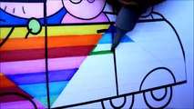 Activités Livre enfants coloration pour amusement amusement enfants apprentissage Nouveau porc vidéos Peppa pages art rai