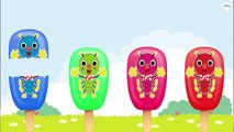 むしむしくん 歌  ❤️ 色の英語の歌 ❤ カラフル アイスクリーム ❤ 赤ちゃん笑う、喜ぶ、泣きやむ ❤ 子供向けアニメ