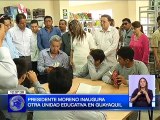 Presidente Lenín Moreno inauguró Unidad Educativa del Milenio Ileana Espinel en Guayaquil