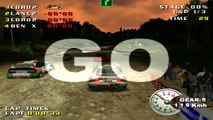 v-rally 2 (arcade level 1) race 79 with my car : toyota celica gt4