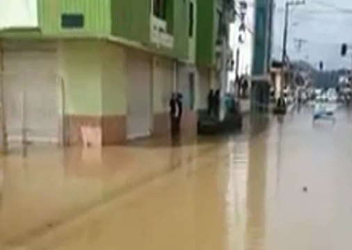 Desbordamientos en ríos en el Azuay