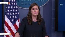 Sarah Huckabee Sanders Reads Letter To Trump From 9-Year-Old 'Pickle'