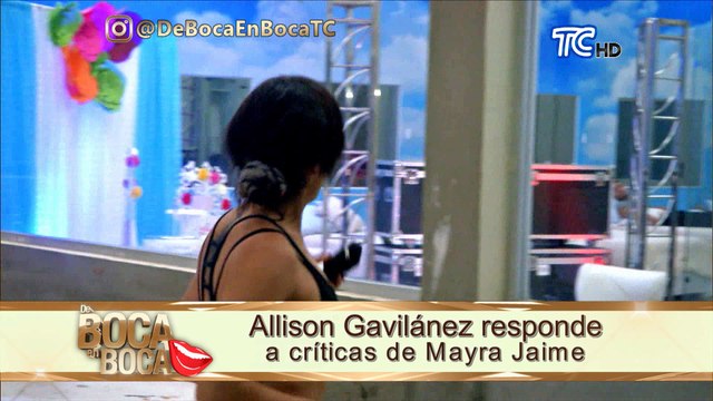 Allison “La Tuca” de Calle 7 responde a críticas que recibió de Mayra Jaime