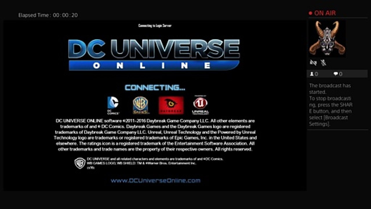 Live PS4 Broadcast